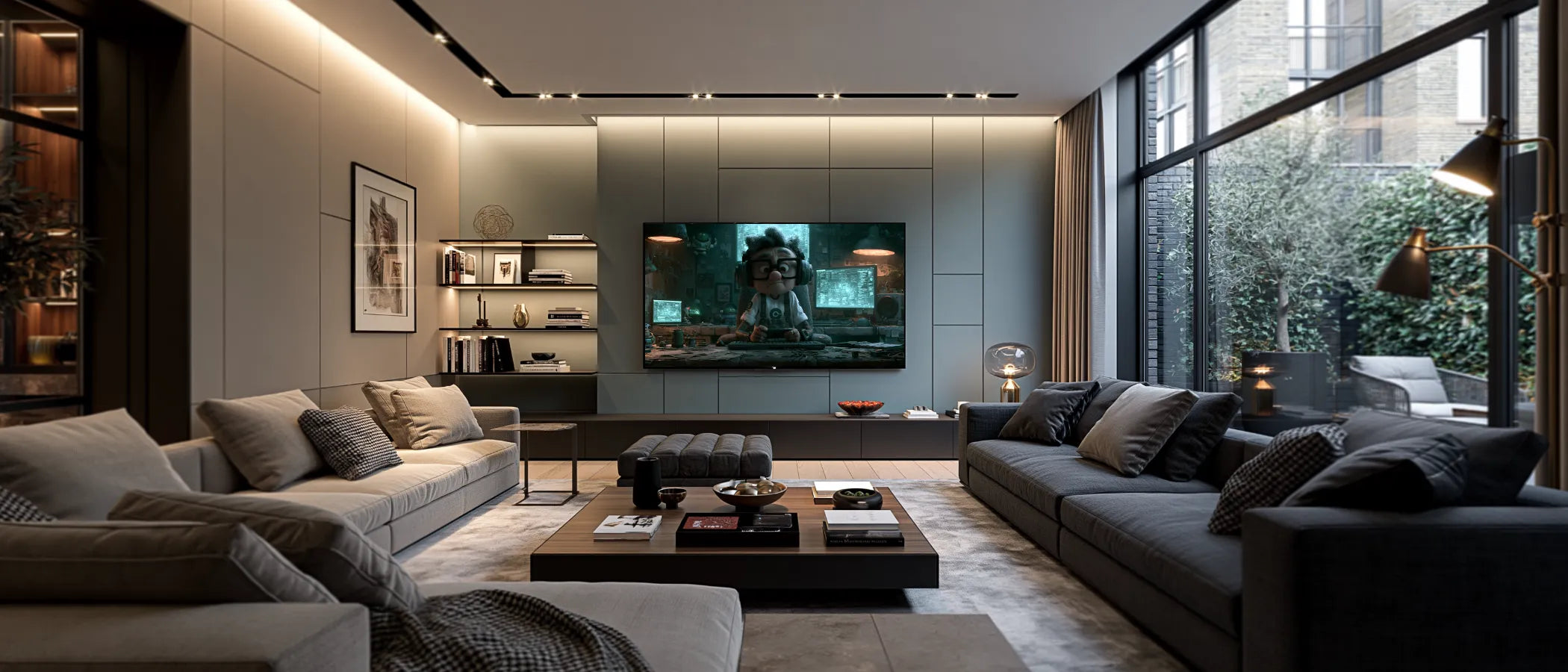 Control4 smart home installation Surrey media room