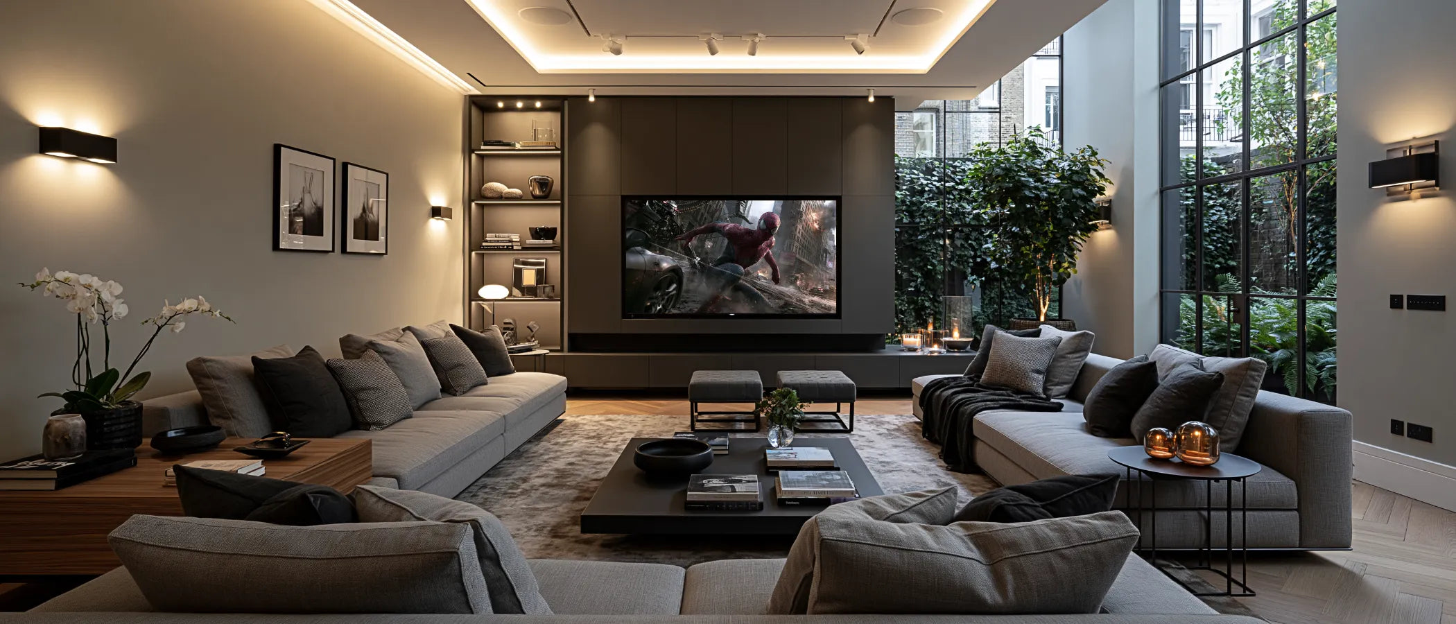 Media rooms - Multi-media family entertainment spaces
