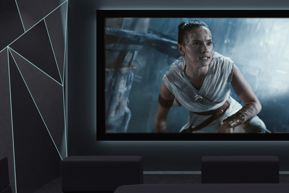 Cinema room wall panels